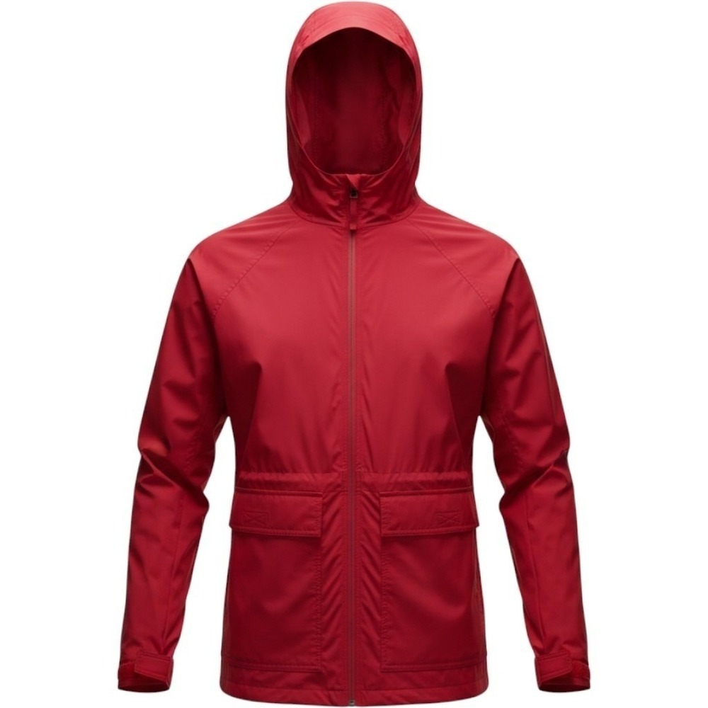 ShedRain Pouchables Red Nylon Hooded Jacket Men's Medium‎ Packable Lightweight
